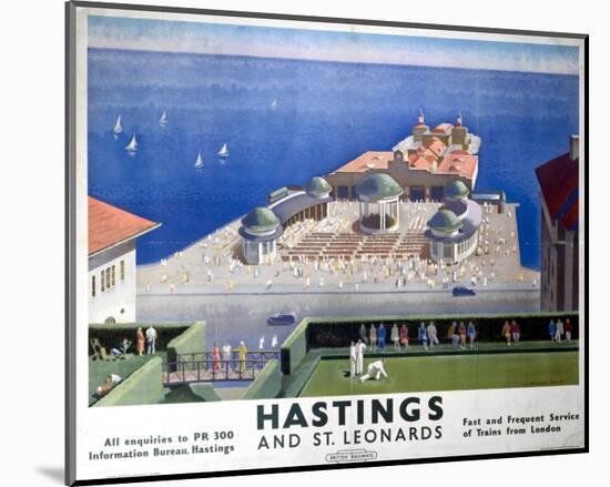 Hastings and St. Leonards, BR (SR), c.1959-null-Mounted Art Print