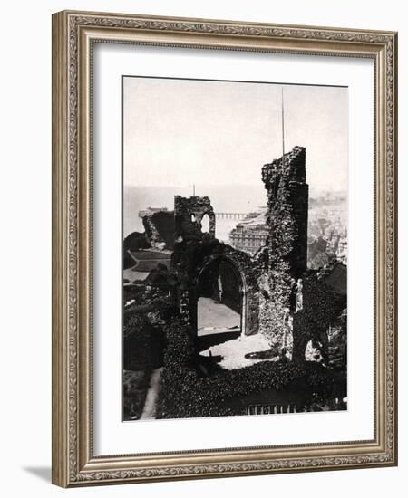 Hastings Castle, Sussex-null-Framed Giclee Print