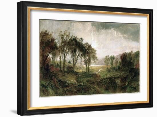 Hastings on Hudson-Jasper Francis Cropsey-Framed Giclee Print