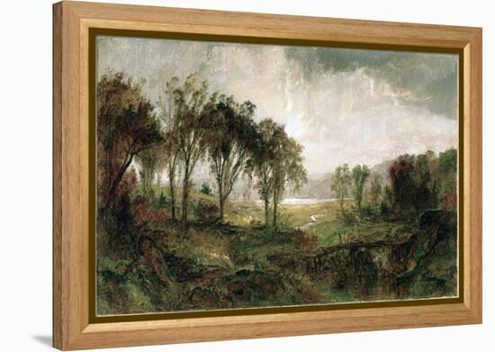 Hastings on Hudson-Jasper Francis Cropsey-Framed Premier Image Canvas