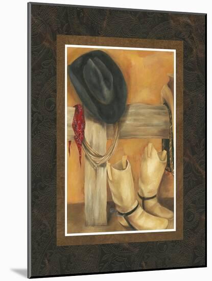 Hat and Boots-Jennifer Goldberger-Mounted Art Print