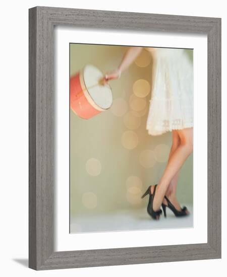 Hat Box Girl 1-Mandy Lynne-Framed Art Print