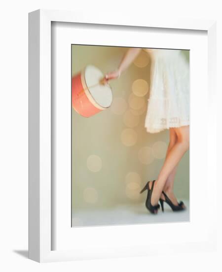 Hat Box Girl 1-Mandy Lynne-Framed Art Print