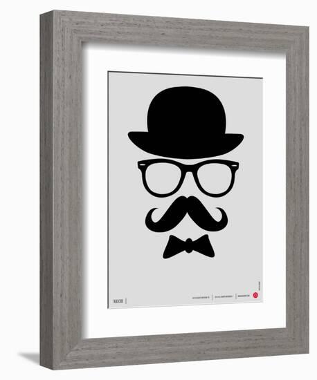 Hat, Glasses, and Bow Tie Poster I-NaxArt-Framed Art Print