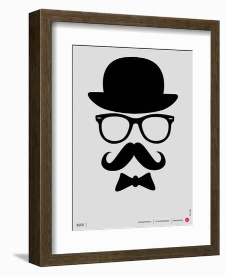 Hat, Glasses, and Bow Tie Poster I-NaxArt-Framed Art Print