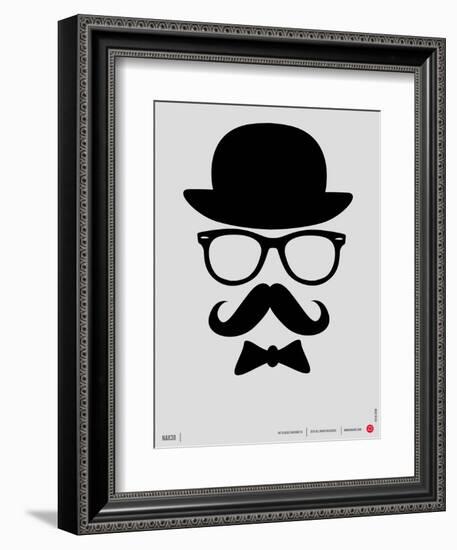 Hat, Glasses, and Bow Tie Poster I-NaxArt-Framed Art Print