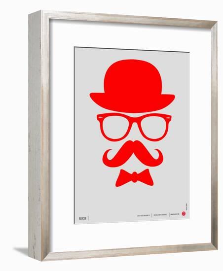 Hat, Glasses, and Bow Tie Poster II-NaxArt-Framed Art Print