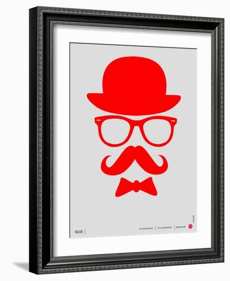 Hat, Glasses, and Bow Tie Poster II-NaxArt-Framed Art Print