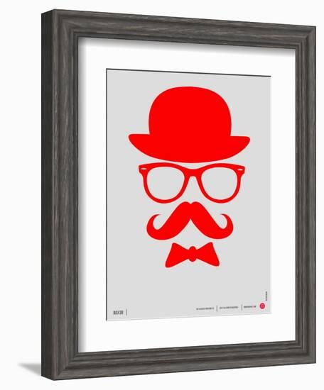 Hat, Glasses, and Bow Tie Poster II-NaxArt-Framed Art Print