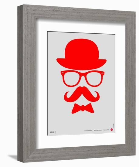 Hat, Glasses, and Bow Tie Poster II-NaxArt-Framed Art Print