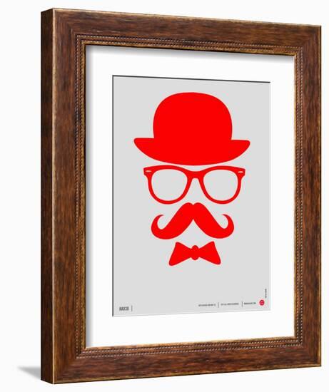 Hat, Glasses, and Bow Tie Poster II-NaxArt-Framed Art Print