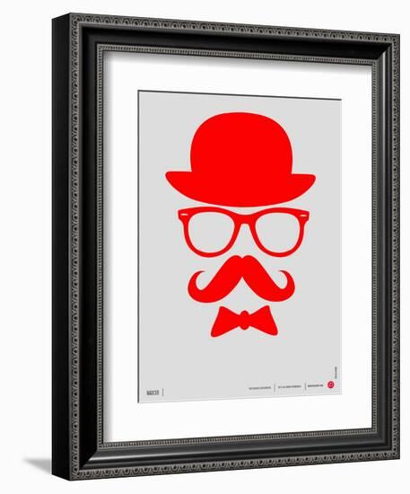 Hat, Glasses, and Bow Tie Poster II-NaxArt-Framed Art Print