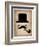 Hat Glasses and Mustache 4-NaxArt-Framed Art Print