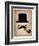 Hat Glasses and Mustache 4-NaxArt-Framed Art Print