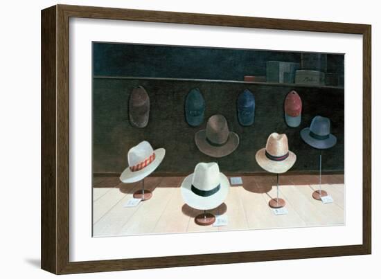 Hat Shop, 1990-Lincoln Seligman-Framed Giclee Print