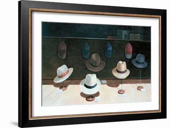 Hat Shop, 1990-Lincoln Seligman-Framed Giclee Print