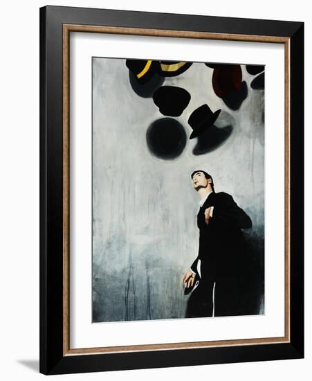 Hat Toss-Clayton Rabo-Framed Giclee Print