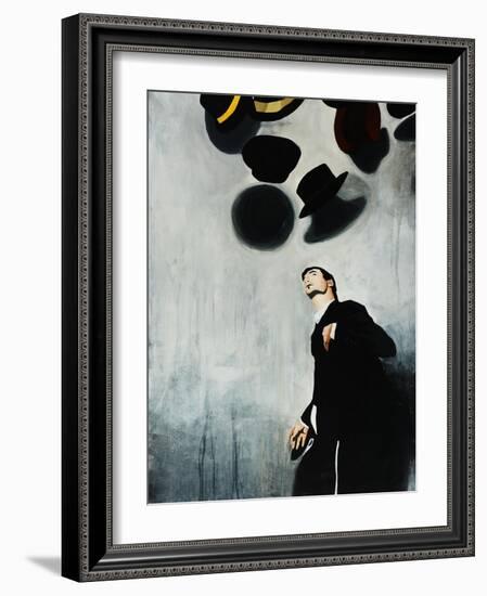 Hat Toss-Clayton Rabo-Framed Giclee Print