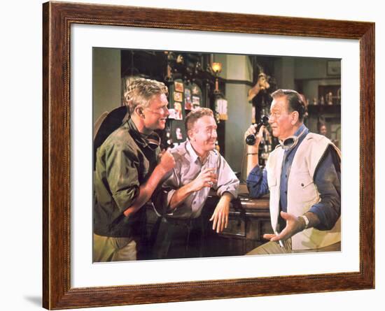 Hatari!, Hardy Kruger, Red Buttons, John Wayne, 1962--Framed Photo