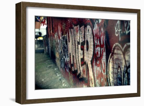 Hater Graffiti Manhattan NYC-null-Framed Photo