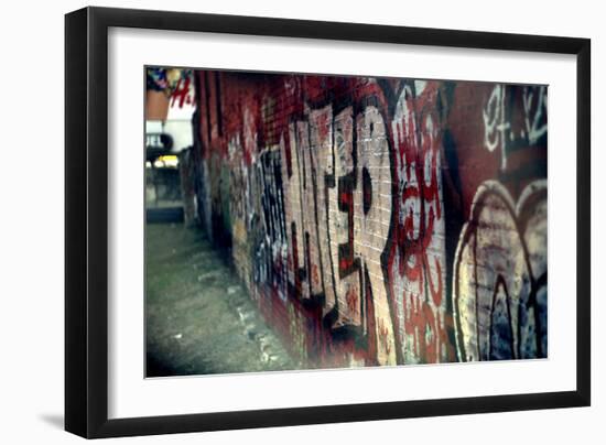 Hater Graffiti Manhattan NYC-null-Framed Photo