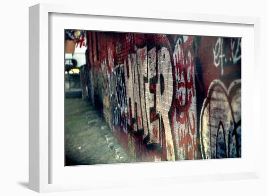 Hater Graffiti Manhattan NYC-null-Framed Photo