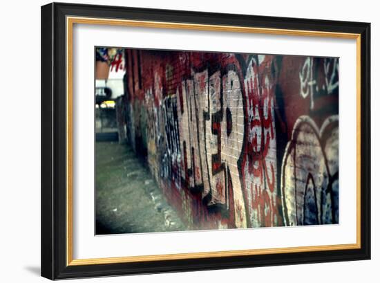 Hater Graffiti Manhattan NYC-null-Framed Photo