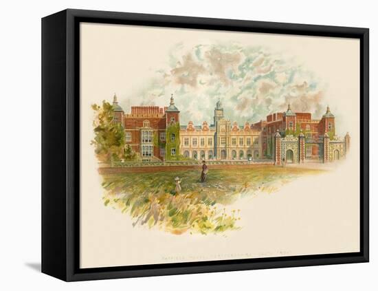 Hatfield House, Hertfordshire - South Front-Charles Wilkinson-Framed Premier Image Canvas