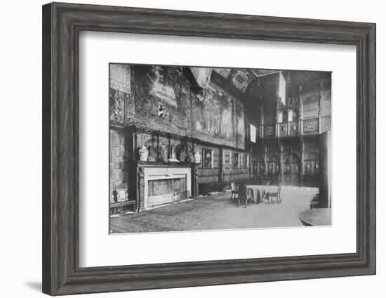 'Hatfield House, Herts - The Marquis of Salisbury', 1910-Unknown-Framed Photographic Print