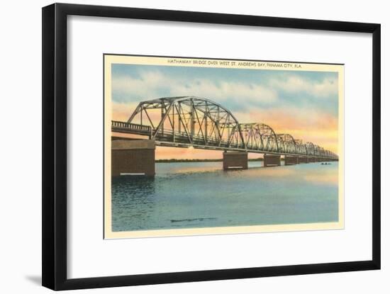 Hathaway Bridge, Panama City, Florida-null-Framed Art Print