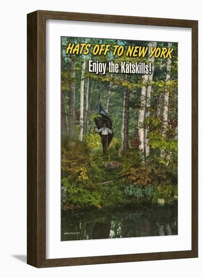 Hats Off To New York-Wilbur Pierce-Framed Art Print