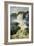 Haug falls, Modum, 1883 oil on panel-Fritz Thaulow-Framed Giclee Print