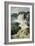 Haug falls, Modum, 1883 oil on panel-Fritz Thaulow-Framed Giclee Print