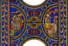 Stained Glass Window, Bourges Cathedral, Bourges, France, 13th Century-Hauger-Mounted Giclee Print