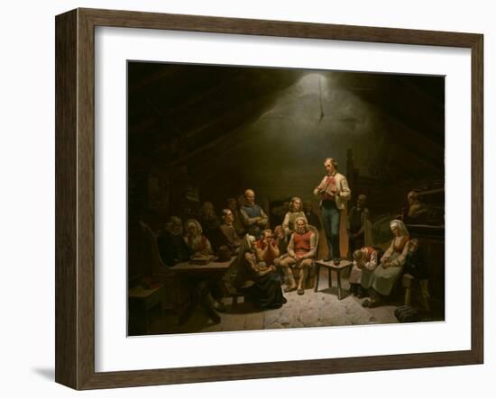 Haugianere-Adolf Tidemand-Framed Giclee Print