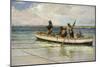 Hauling in the Catch-William Henry Bartlett-Mounted Giclee Print