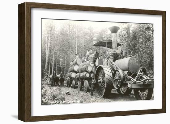 Hauling Lumber-null-Framed Art Print