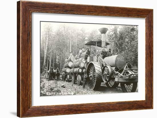 Hauling Lumber-null-Framed Art Print