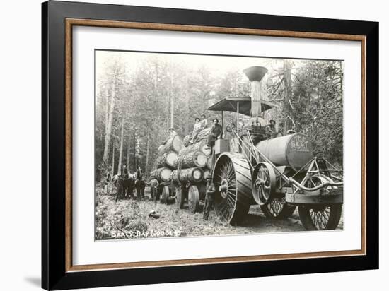 Hauling Lumber-null-Framed Art Print