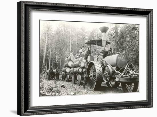 Hauling Lumber-null-Framed Art Print