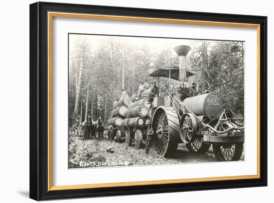 Hauling Lumber-null-Framed Art Print