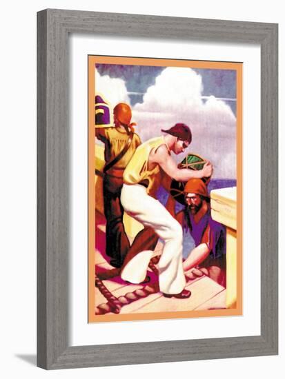 Hauling the Booty-George Taylor-Framed Art Print