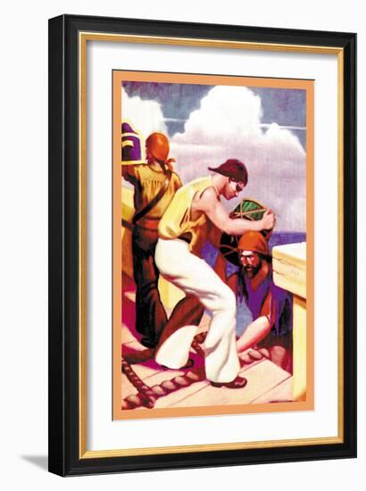 Hauling the Booty-George Taylor-Framed Art Print