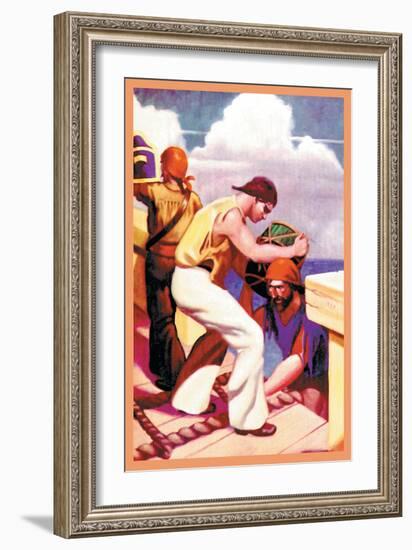 Hauling the Booty-George Taylor-Framed Art Print