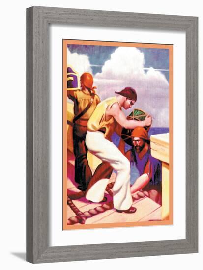 Hauling the Booty-George Taylor-Framed Art Print