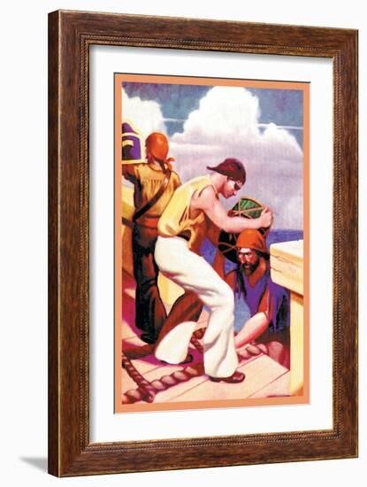 Hauling the Booty-George Taylor-Framed Art Print