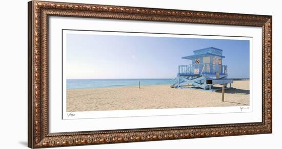 Haulover Beach Lifeguard 2-John Gynell-Framed Giclee Print