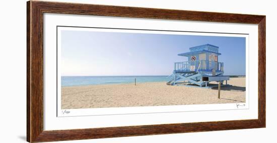 Haulover Beach Lifeguard 2-John Gynell-Framed Giclee Print