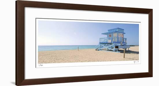 Haulover Beach Lifeguard 2-John Gynell-Framed Giclee Print