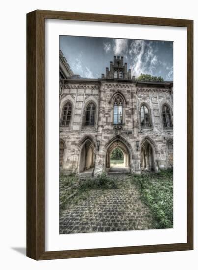 Haunted Exterior of Building-Nathan Wright-Framed Photographic Print